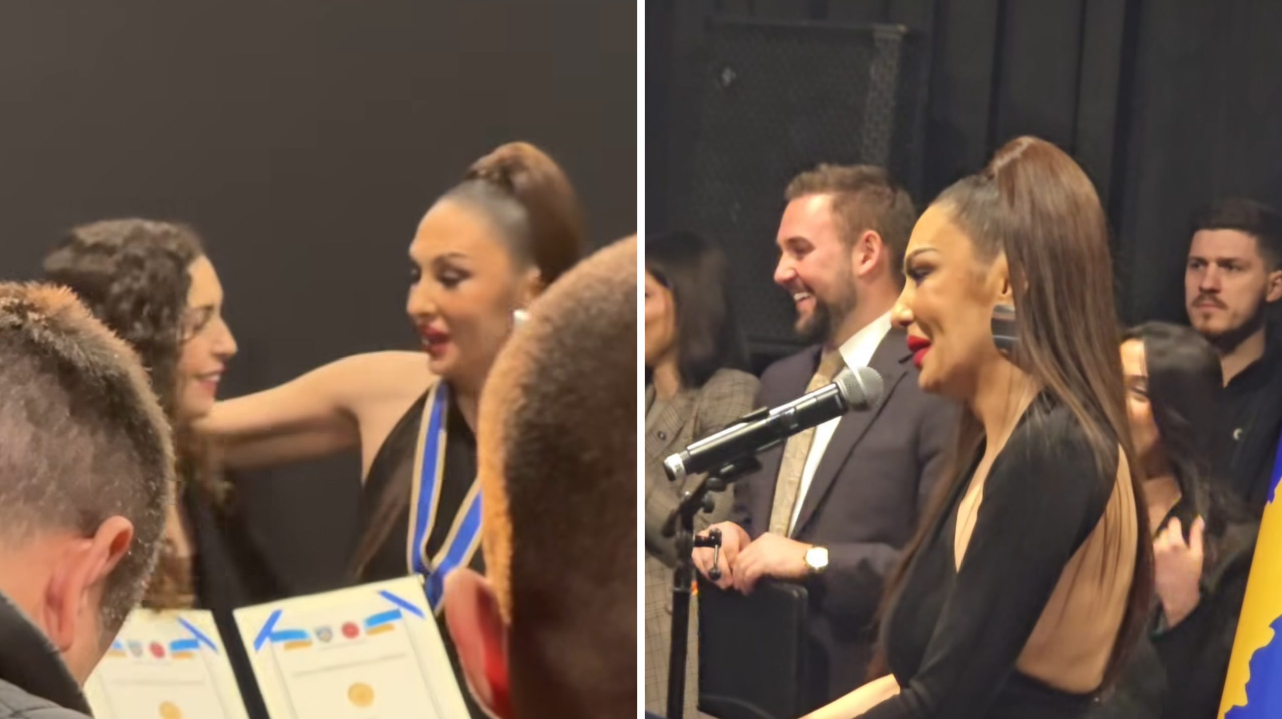 Adelina Ismaili nderohet me Mirënjohjen Presidenciale në mbrëmjen gala të recitalit të saj