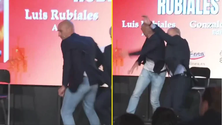 Ish-presidenti i federatës spanjolle të futbollit goditet me vezë nga xhaxhai i tij (VIDEO)