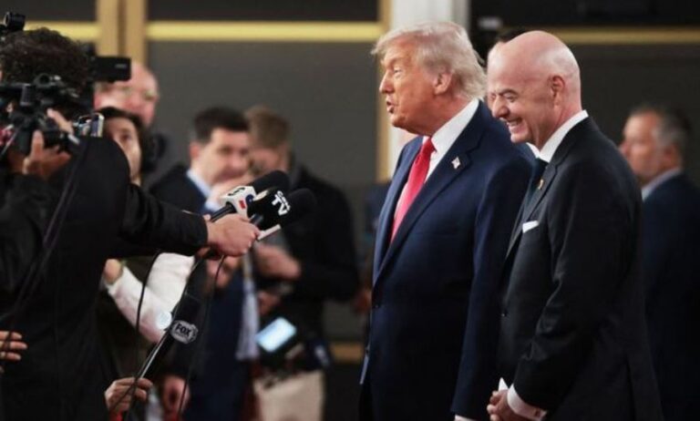 FIFA bekon presidentin Trump me Çmimin e Paqes