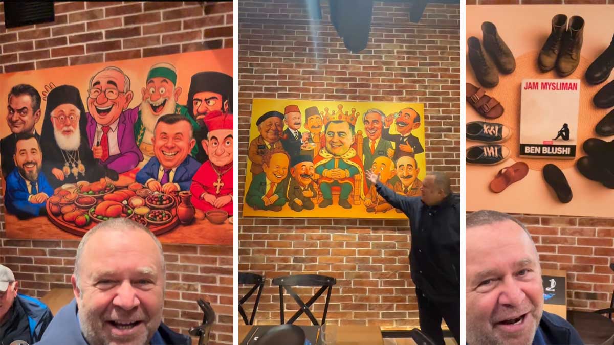 Hapet Allishverishi në Elbasan  Gjergj Luca surprizon me muralet që i japin karakteristikën unike restorantit të ri