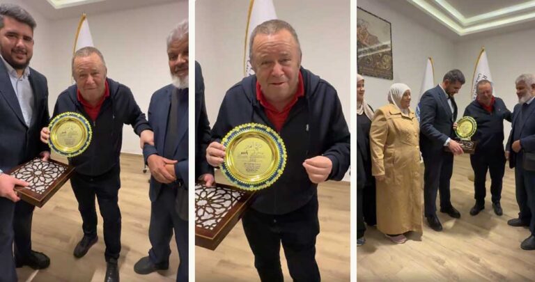 Gjergj Luca kthehet nga Libia me çmimin: “Njeriut më të veçantë dhe më kreativ”