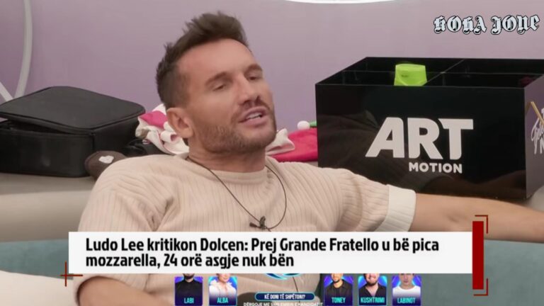 Ludo Lee kritikon Dolcen: Prej Grande Fratello u bë pica mozzarella, 24 orë asgje nuk bën