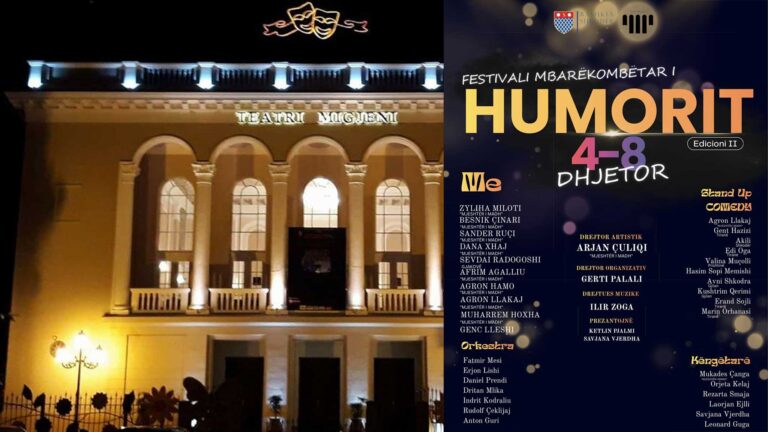 Festivali Mbarëkombëtar i Humorit vjen në Shkodër në Edicionin e Dytë më 4–8 Dhjetor, rikthehet të vezullojë shkëlqimin e të qeshurës