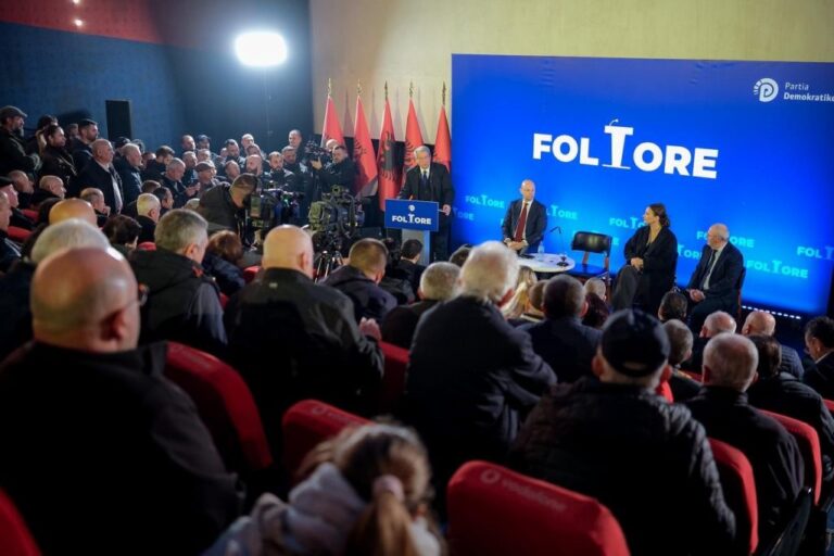 Berisha me demokratët në Korçë: PD më e fortë se kurrë, zgjedhjet ishin farsë elektorale