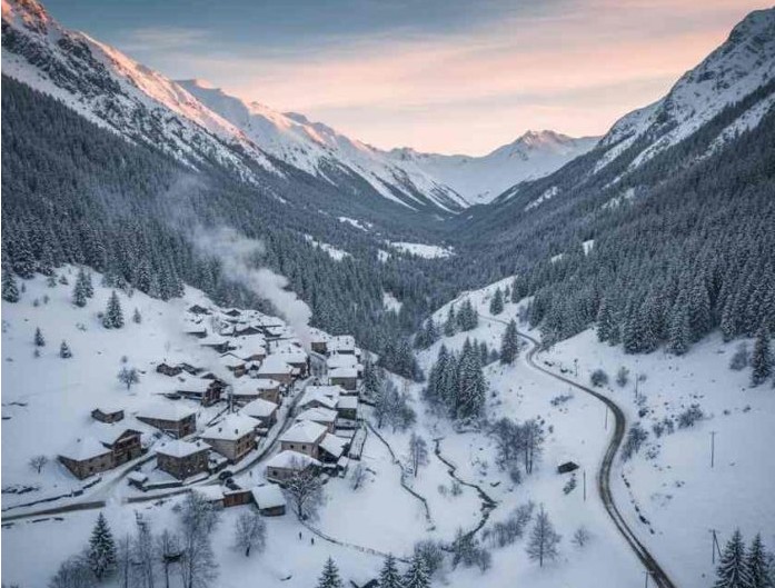 Travel and Tour World  Eksploroni Alpet mahnitëse Shqiptare  Boga dhe Qafa e Thorës pikat kryesore për aventura dimërore