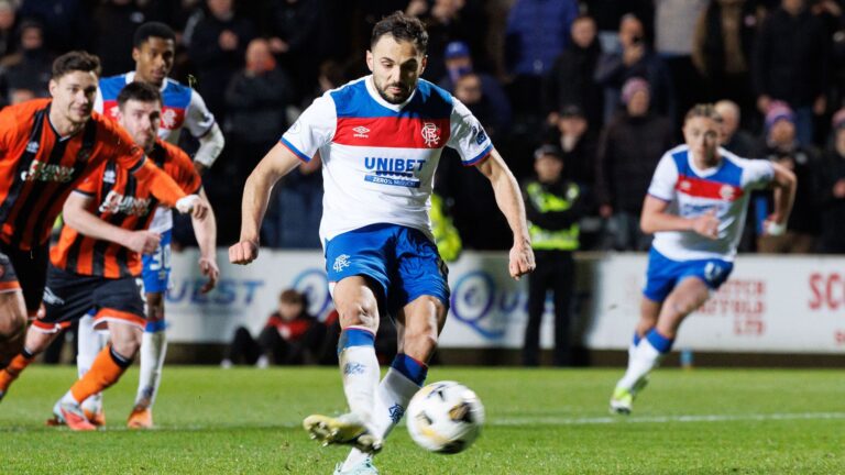 Nedim Bajrami rikthehet te goli me Rangers dhe i dhuron një pikë ekipit (VIDEO)