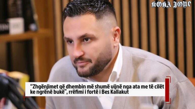 “Zhgënjimet që dhembin më shumë vijnë nga ata me të cilët ke ngrënë bukë”, rrëfimi i fortë i Bes Kallakut