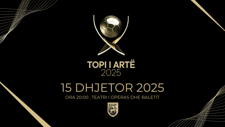 FSHF organizon më 15 dhjetor mbrëmjen Gala “Topi i Artë 2025” në Teatrin e Operas dhe Baletit