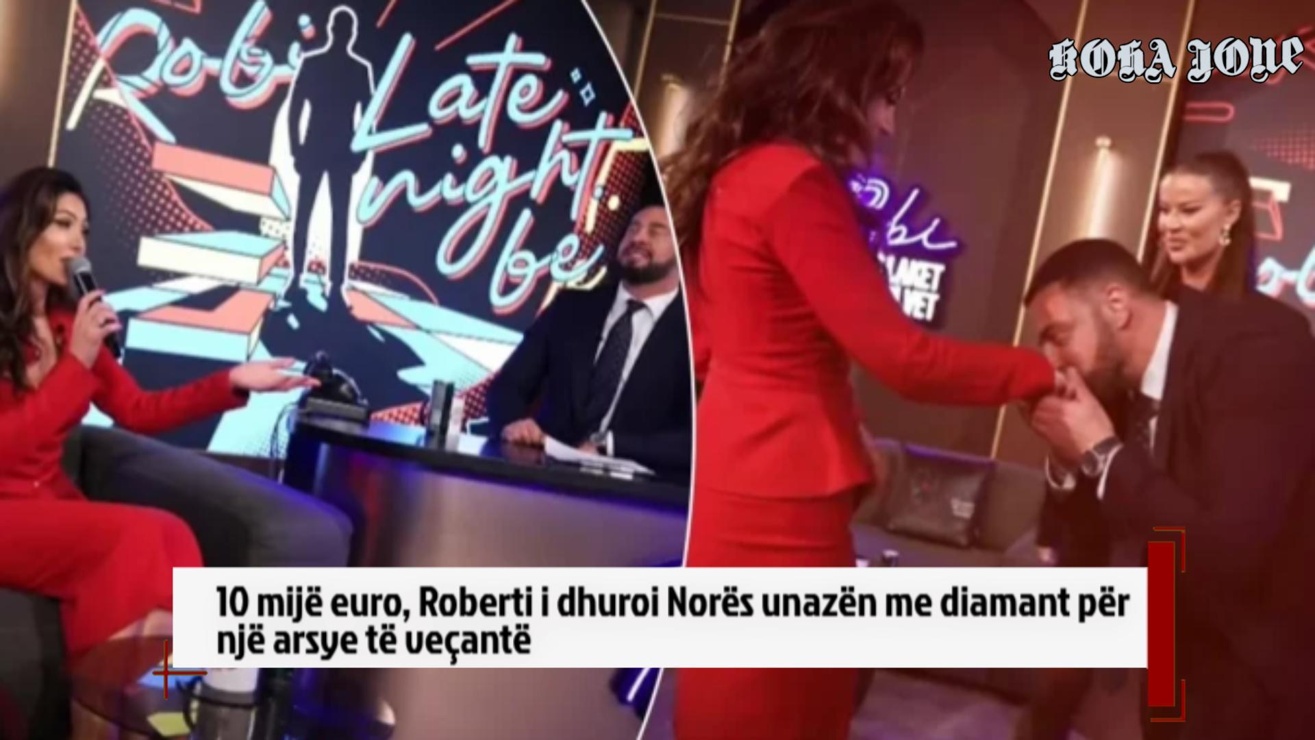 10 mijë euro  Roberti i dhuroi Norës unazën me diamant për një arsye të veçantë