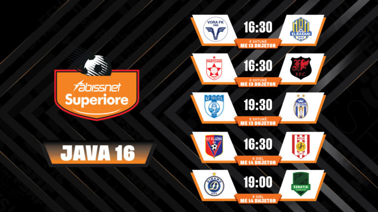 “Abissnet Superiore”/ Luhet në fundjavë java e 16-të, spikat dueli Dimano City-Egnatia