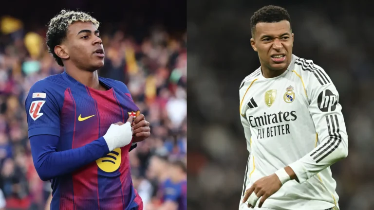 Yamal thyen rekordin e Kylian Mbappe në Champions League