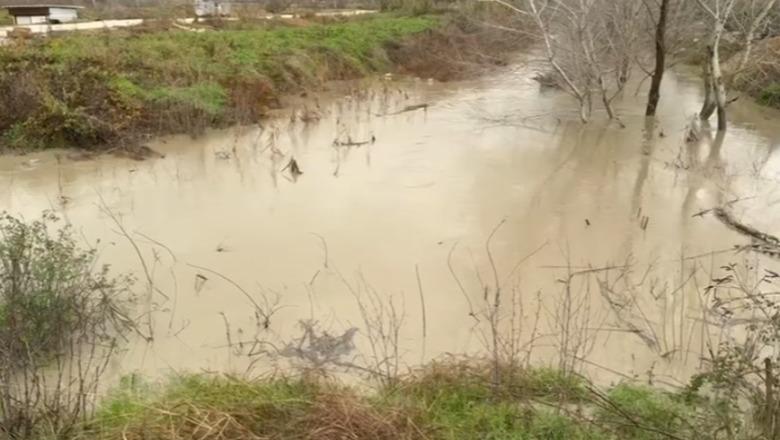 Lumi Ishëm del nga shtrati  përmbyten qindra hektarë toka bujqësore