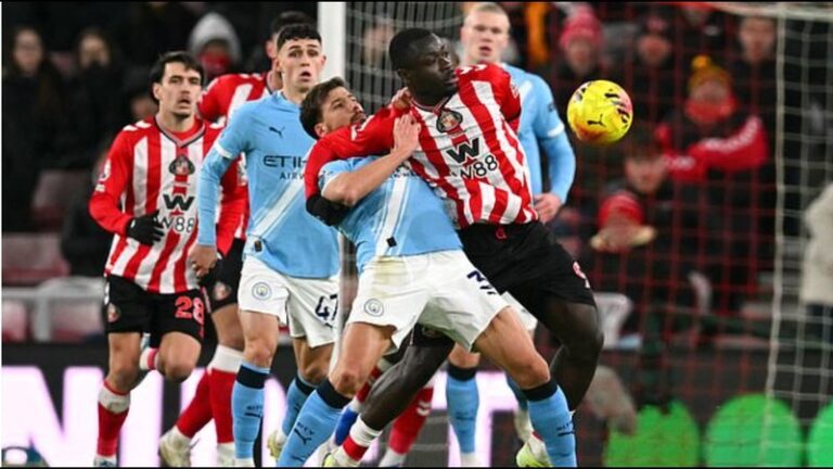 Sunderland i Granit Xhakës frenon Manchester City-in, ndeshja mbyllet 0-0