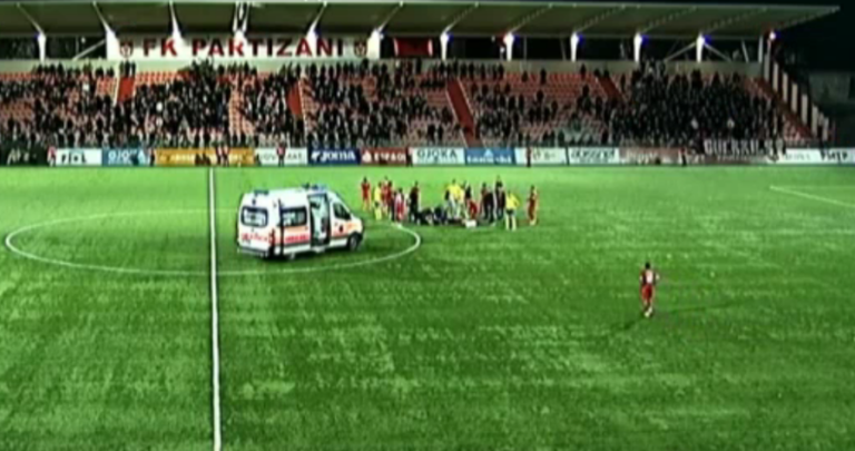 Sfida Partizani-Elbasani, futbollisti i të kuqve humbet ndjenjat