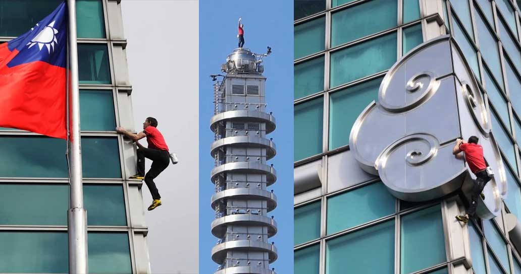 Alpinisti amerikan ngjitet në majën e rrokaqiellit në Taipei 101 pa litarë apo rrjetë sigurie
