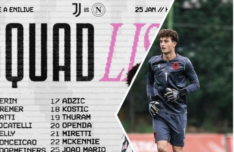 E BUJSHME/ Juventus grumbullon portierin shqiptar Huli për sfidën ndaj Napolit