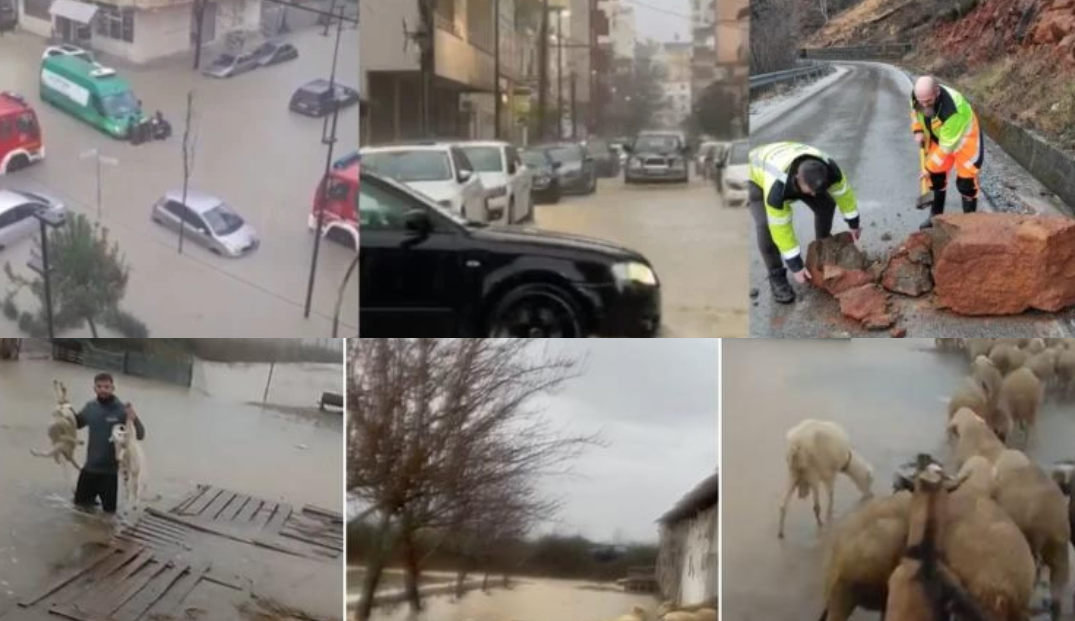 Shqipëria në ujë nga përmbytjet  detajet e fundit nga situata në terren