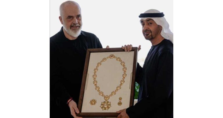 Rama në “Flasim”: I paharrueshëm vlerësimi me medaljen “Zayed”, nga presidenti i Emirateve të Bashkuara, Mohammed bin Zayed Al Nahyan