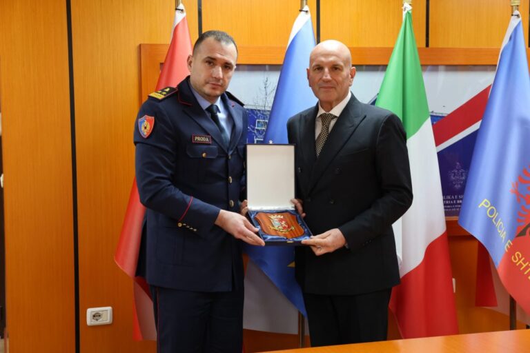 Drejtori i Policisë, Ilir Proda pret kreun e Policisë së Romës: Bashkë për të luftuar krimin e organizuar