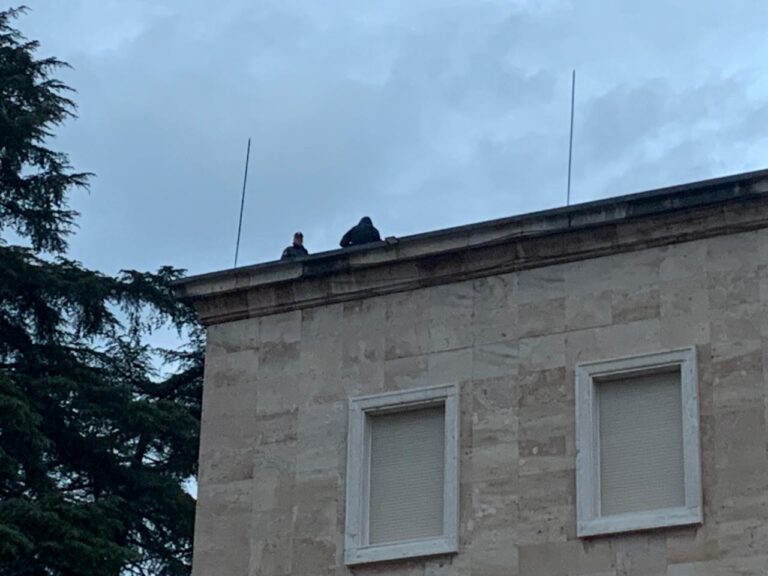 Snajper në tarracë dhe forca të shumta policie, ja çfarë po ndodh para protestës