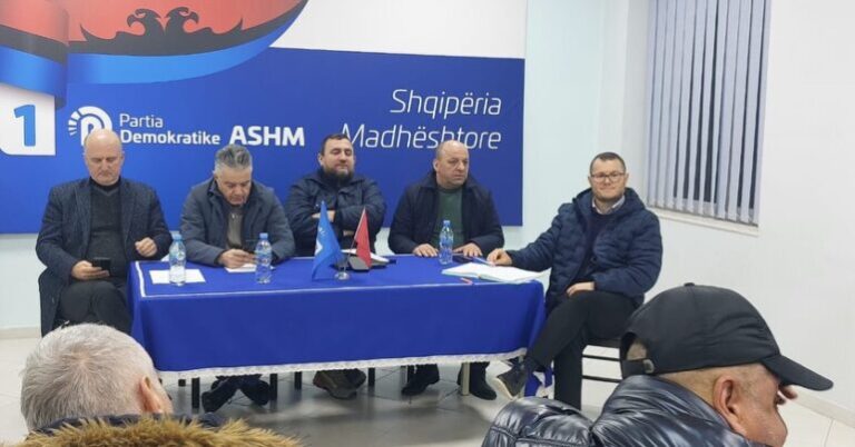 Protesta, Bozdo takim me strukturat e PD në Berat