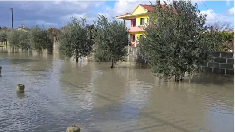 Lumi Erzen del nga shtrati, përmbytje masive në Sukth dhe Katund i Ri