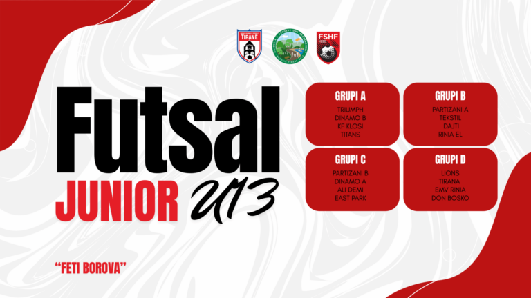 Promovimi i futbollit të fëmijëve/ Turneu “Futsal Junior” nis nesër, 16 ekipe pjesëmarrëse për grupmoshën U-13