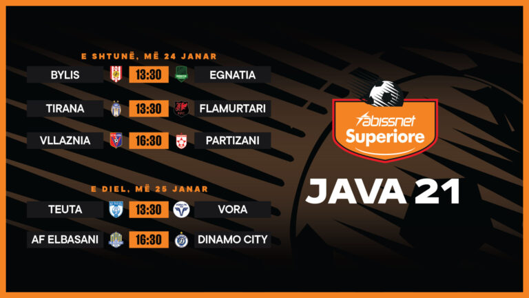 Java e 21-të e Superiores rezervon duele spektakolare, spikat Vllaznia-Partizani