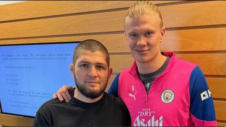 Haaland takon ish-kampionin e MMA, Khabib dhe zbulon një nga sekretet