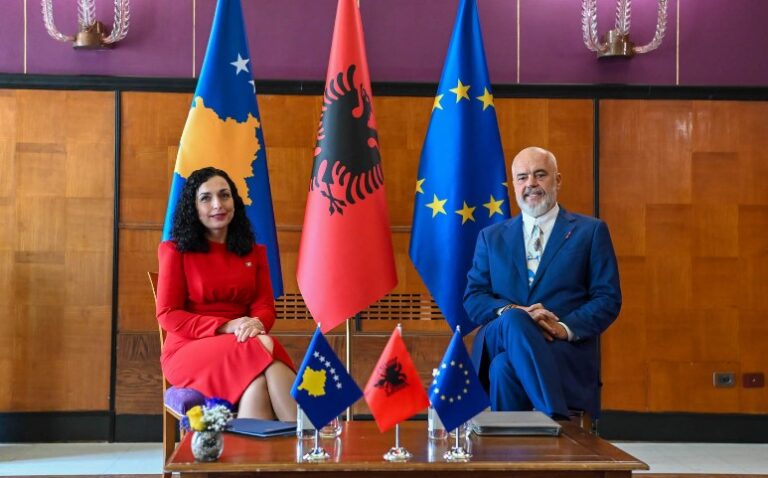 Kosova në Bordin e Paqes, Rama uron Vjosa Osmanin
