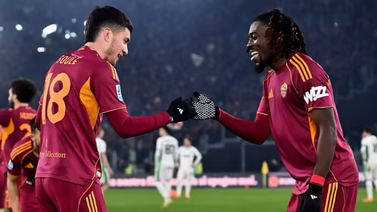 Roma mund pastër Sassuolon dhe arrin Milanin në vendin e dytë