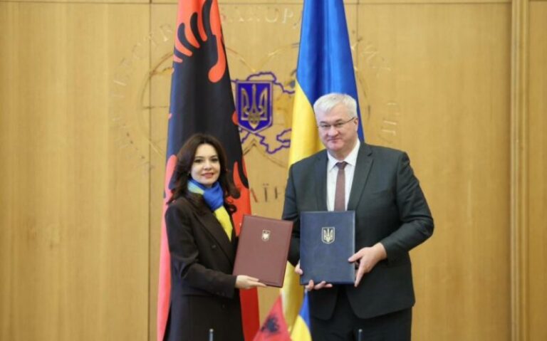 Spiropali pritet nga homologu në Kiev: Shqipëria, mbështetje të palëkundur ndaj Ukrainës
