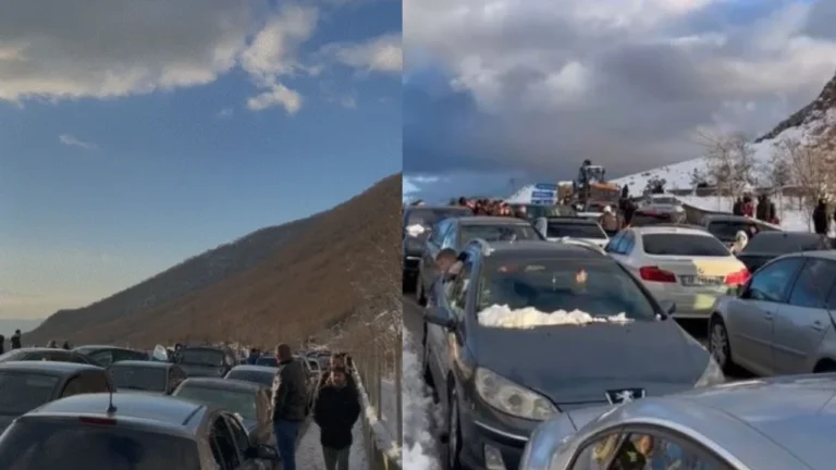 Trafik i rënduar nga Dajti në Tiranë, qindra automjete mbeten të bllokuara