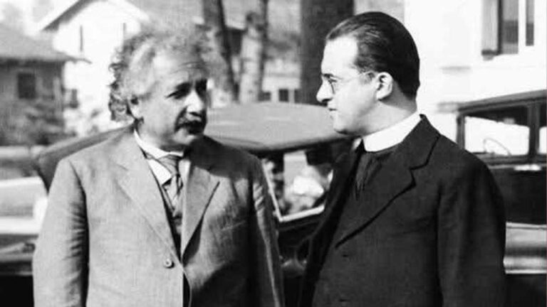 Albert Ajnshtajn dhe Georges Lemaître, dy horizonte të mendimit kozmologjik në një foto të rrallë