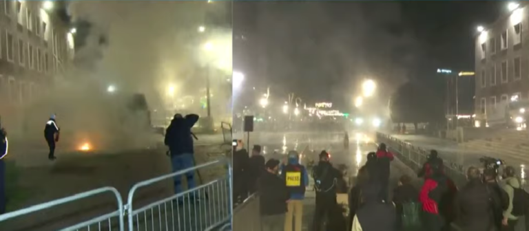 FOTO/ Kaos i madh para Kryeministrisë
