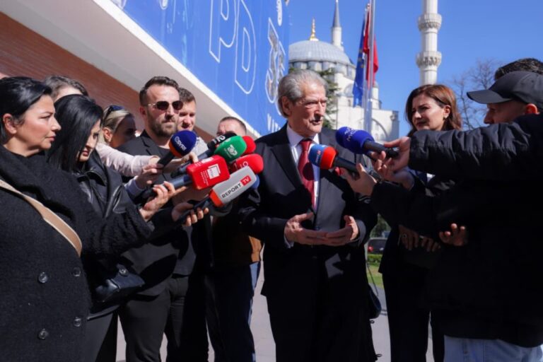 Përfaqësues të 28 partive nga radhët e Partive Popullore Evropiane në selinë blu, Berisha: Folëm për narkoshtetin