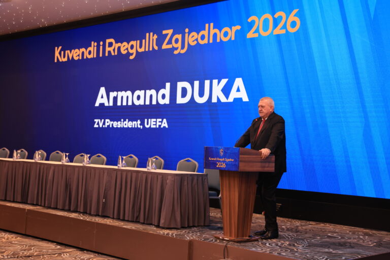Kuvendi Zgjedhor i FFK/ Presidenti Duka vlerëson progresin dhe zhvillimin e futbollit në Kosovë