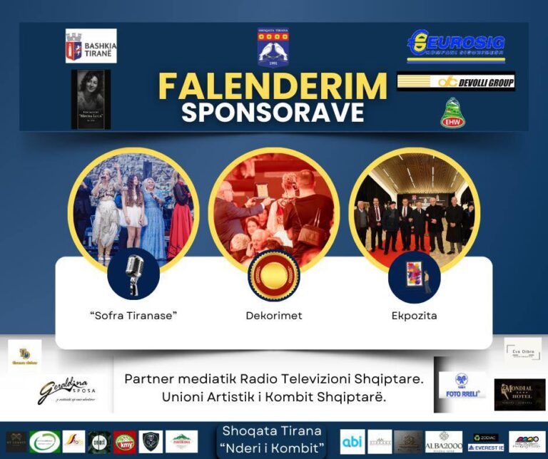 Shkëlqim Hajdari falënderon sponsorët e “Sofrës Tiranase”: Bashkëpunimi ruan traditën e kryeqytetit