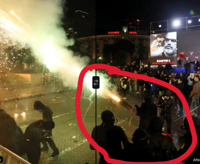 Policia po kërkon të arrestojë zjarrhedhësin kryesor si në foto