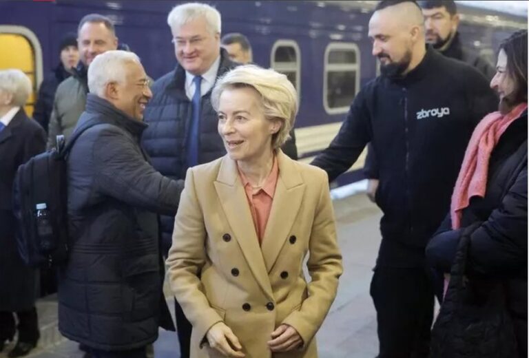 4 vite luftë, Von der Leyen në Kiev: Paqja do të vendoset sipas kushteve të Ukrainës