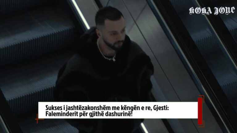 Sukses i jashtëzakonshëm me këngën e re, Gjesti: Faleminderit për gjithë dashurinë!