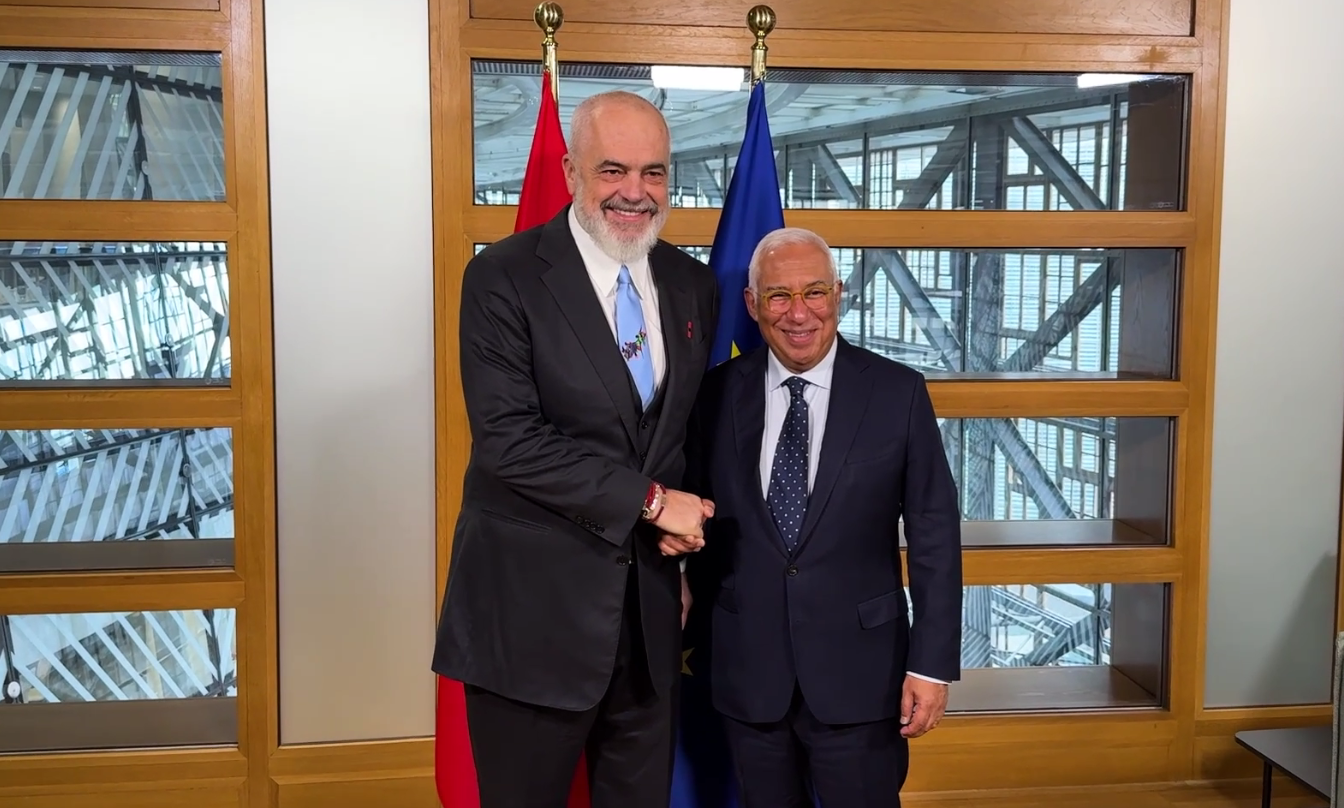 Rama në Bruksel  darkë informale me Presidentin e Këshillit Europian