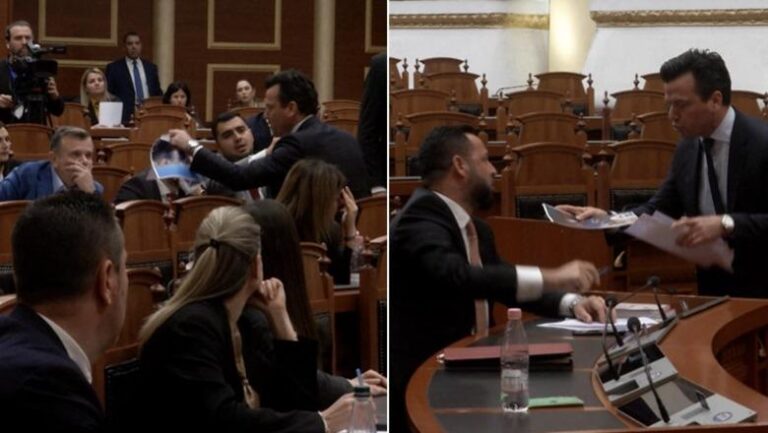 Protestat në Rrjoll/ Agron Shehaj debat të fortë me socialistët në Kuvend, por përjashtohet nga seanca
