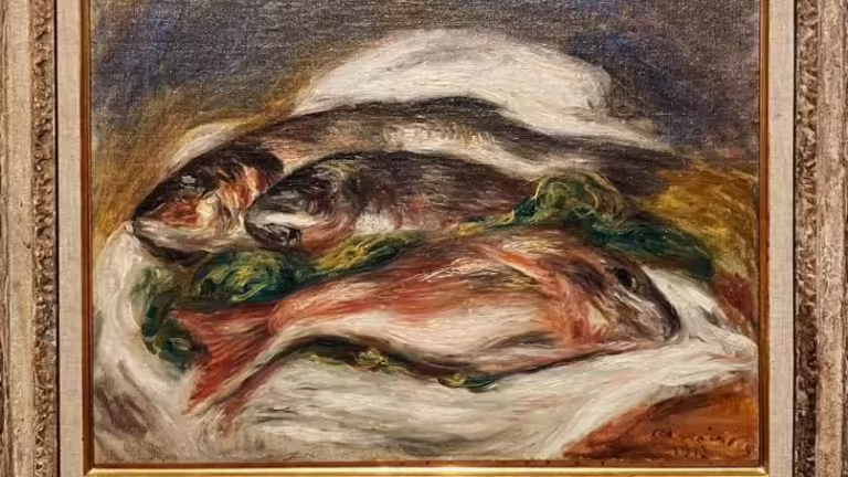 Vidhet piktura “Les Poissons” e Pierre-Auguste Renoir, mjeshtri i impresionizmit francez