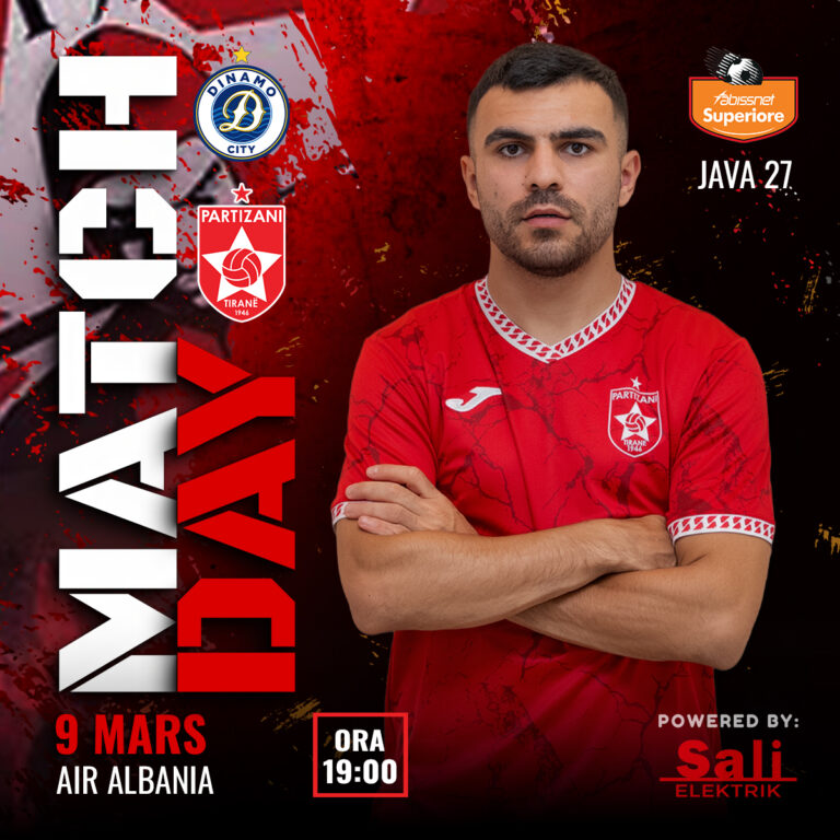 Sonte Partizani sfidon Dinamon në ”Air Albania”, finale për vendin e katërt