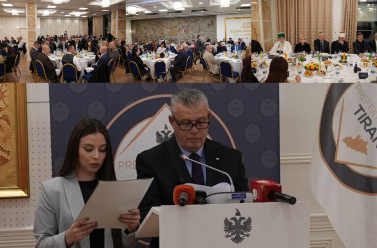 FOTO/ Prefekti i Tiranës, Shkëqim Hajdari shtron iftar: Shqipëria ka vërtetuar se mund të ecë përpara me një harmoni fetare