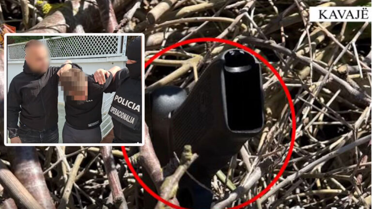 28-vjeçari është prangosur pas disa orësh nga policia e Kavajës, për kanosje me armë