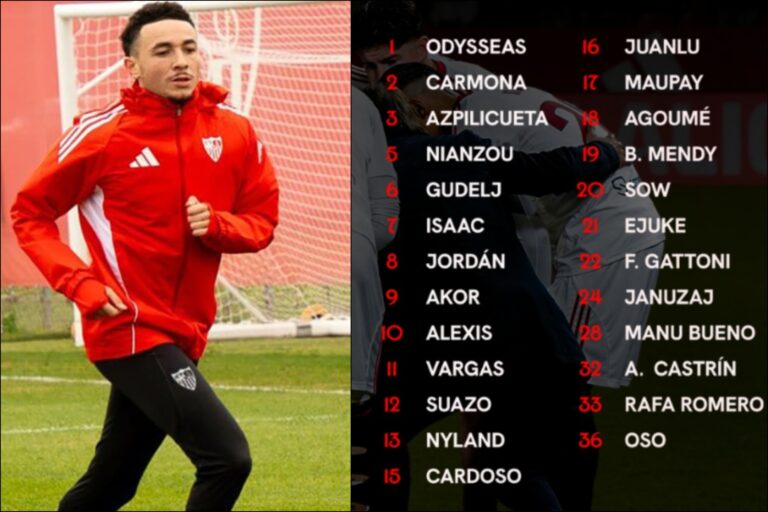 Vargas, Maupay dhe Azpilicueta, në listën e Sevillas për ndeshjen kundër Barcelonës