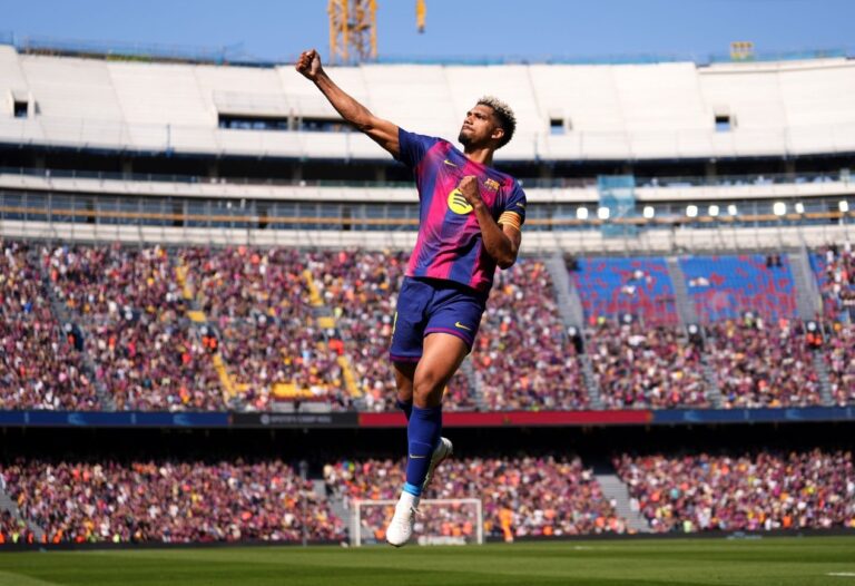 Araujo i jep një fitore të madhe Barcelonës ndaj Vallecanos (VIDEO)