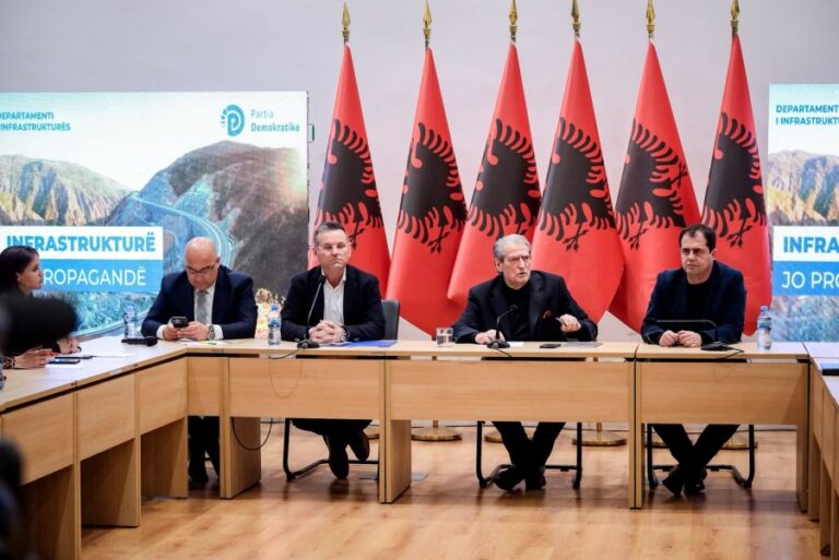 Berisha: Infrastruktura moderne është prioriteti i PD, Rama na i mbylli dyert për në BE